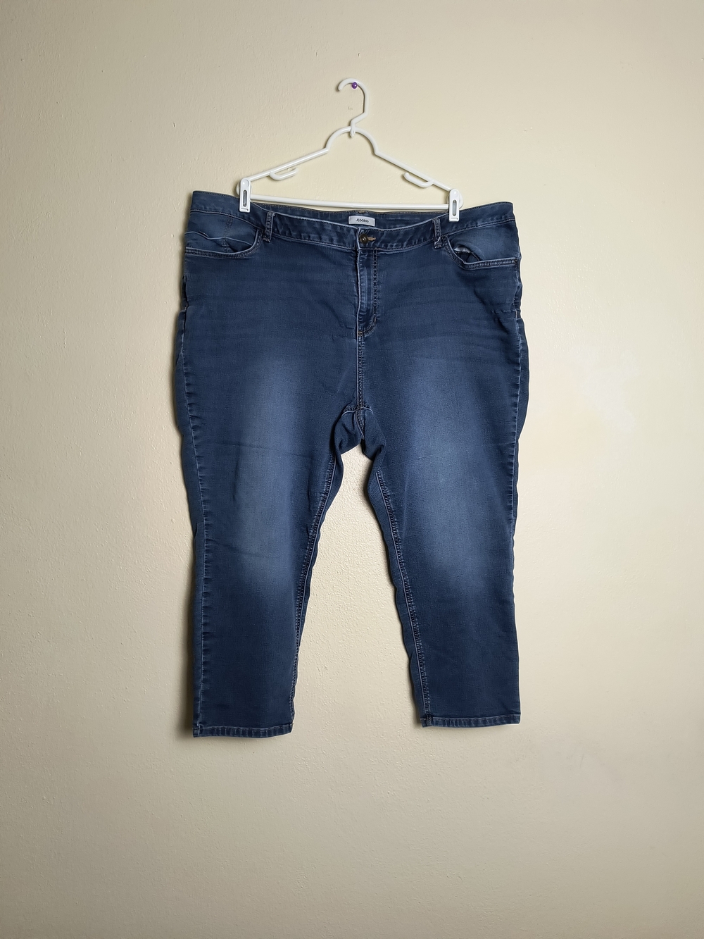 Catherines Jegging 3XWP Dark Blue Stretch Jeggings - Faded